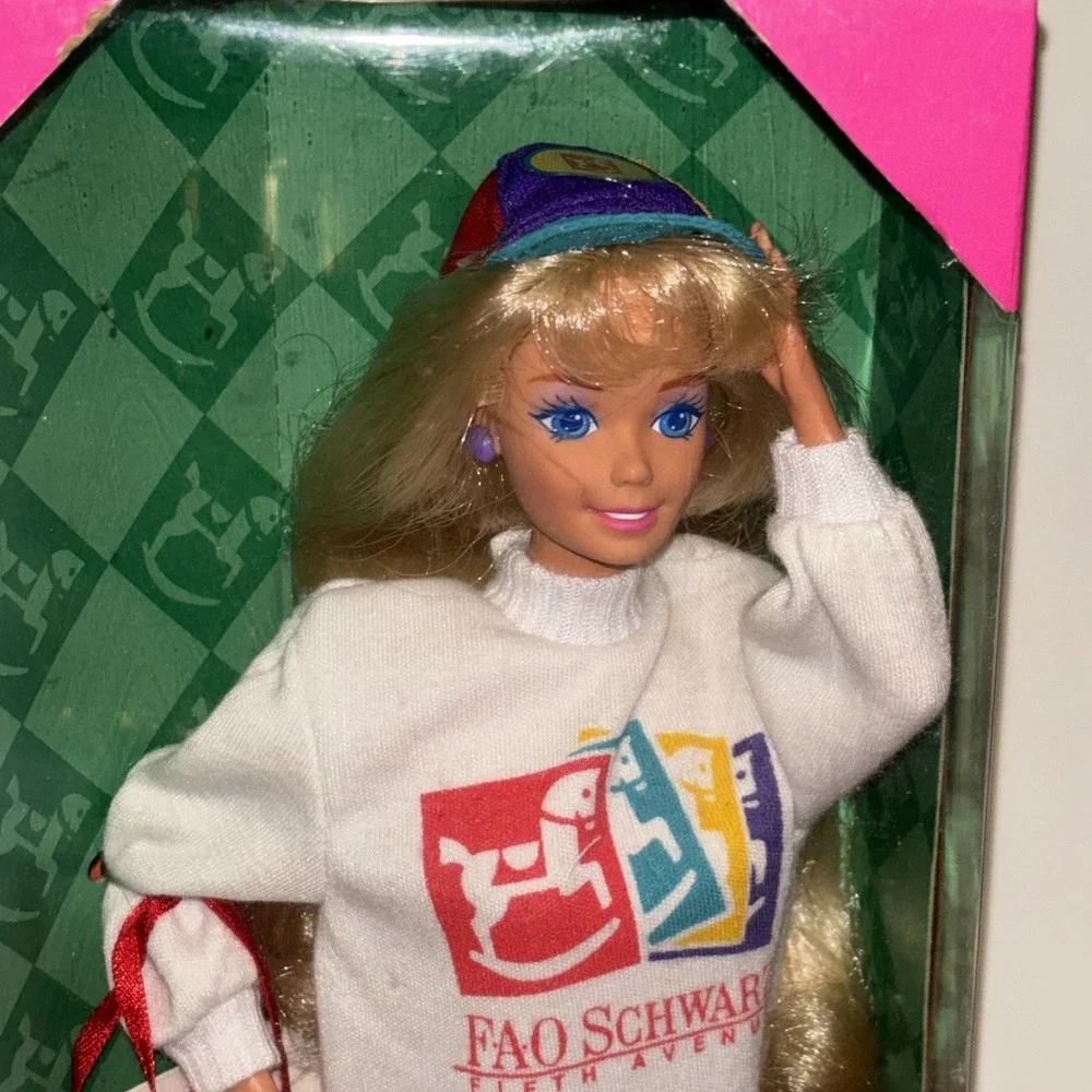 Vintage Barbie Doll Shopping Spree 12749 FAO Schwartz 80s Neon New